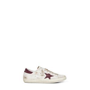 Golden Goose Men White Super-Star Sneakers